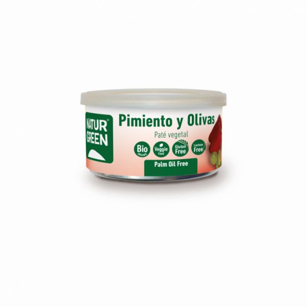 BIO OLIVE PEPPER PATÉ 125 GR - NATURGREEN