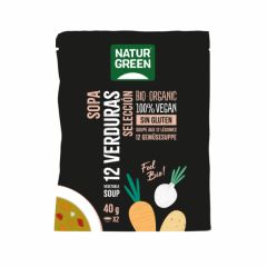 Comprar NATURGREEN SOPA 12 VERDURAS BIO 40 GR Por 1,99€