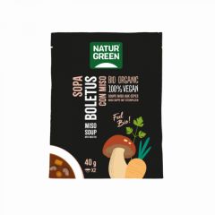 Kopen NATURGREEN BOLETUSSOEP MET BIOLOGISCHE MISO 40 GR Door 1,99€