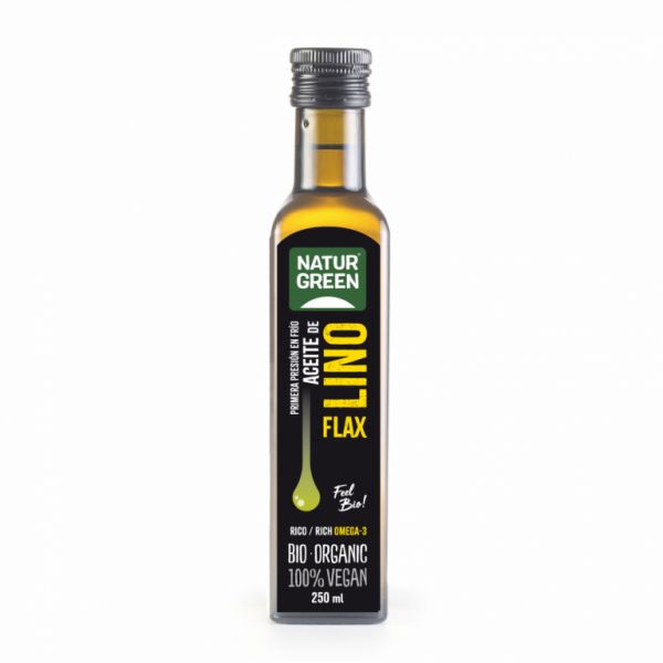 Olio di Lino Biologico 250 ml - NATURGREEN