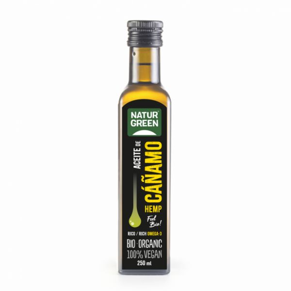 Aceite Cáñamo Bio 250 ml - NATURGREEN