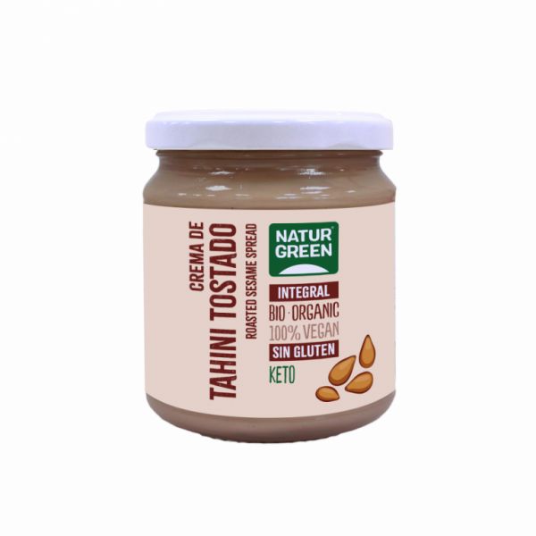 TAHIN PURÉ SESAMO TOSTADO BIO 300 GR - NATURGREEN