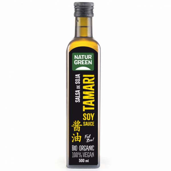 BIO TAMARI SOY SAUCE 500 ML - NATURGREEN