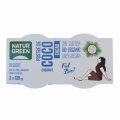 Acheter NATURGREEN BIO COCO CACAO DESSERT 2 X 125 GR Par 2,95€