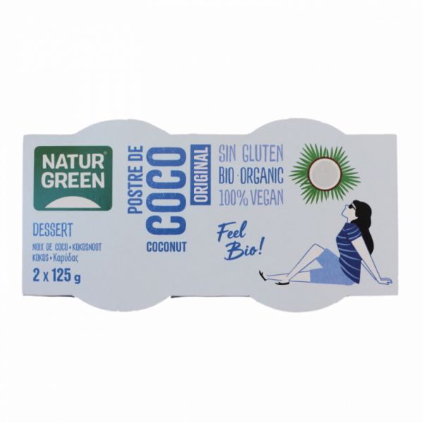 DESSERT AL COCCO BIO ORIGINALE 2 X 125 GR