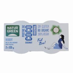 Acheter NATURGREEN DESSERT COCO ORIGINAL 2 X 125 GR Par 2,95€