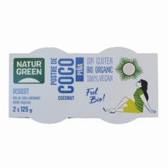 Buy NATURGREEN BIO PINEAPPLE COCONUT DESSERT 2 X 125 GR By 2,95€