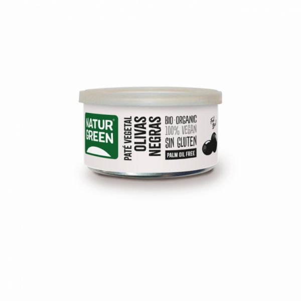 PAT BIO ZWARTE OLIJVEN 125 GR - NATURGREEN