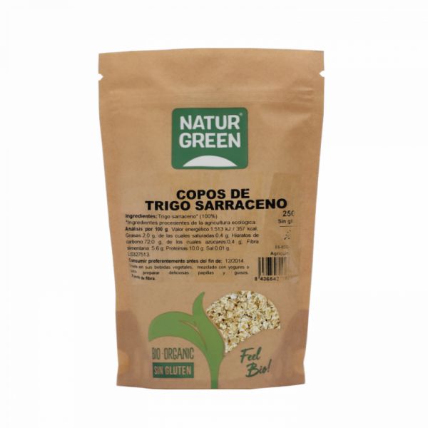 BIO glutenfria boveteflingor 250 gram - NATURGREEN