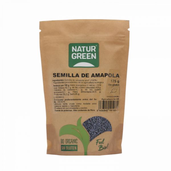 BIO MOHNSAMEN 175 Gramm - NATURGREEN