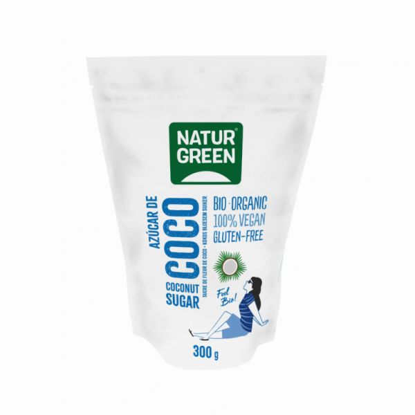 ZUCCHERO DI COCCO BIO 300 Grammi - NATURGREEN