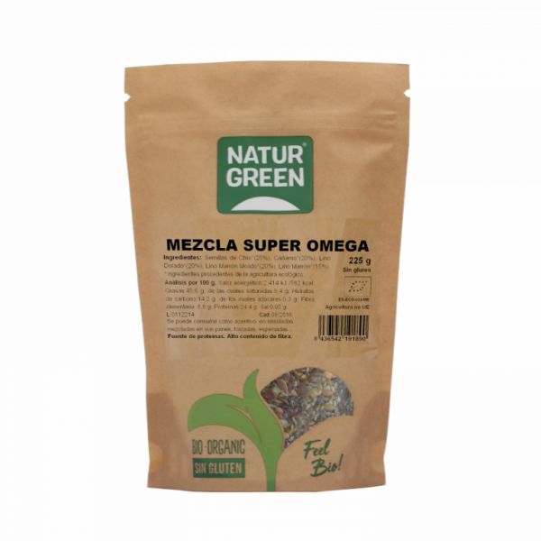 MEZCLA SUPER OMEGA BIO 225 Gramos - NATURGREEN