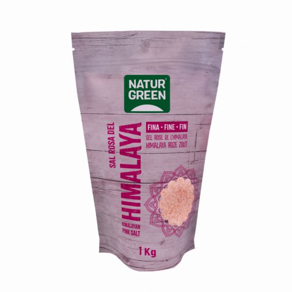 FEINES HIMALAYA ROSA SALZ 1 Kg - NATURGREEN