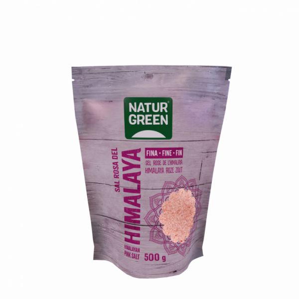 FIJN HIMALAYA ROZE ZOUT 500 Gram - NATURGREEN