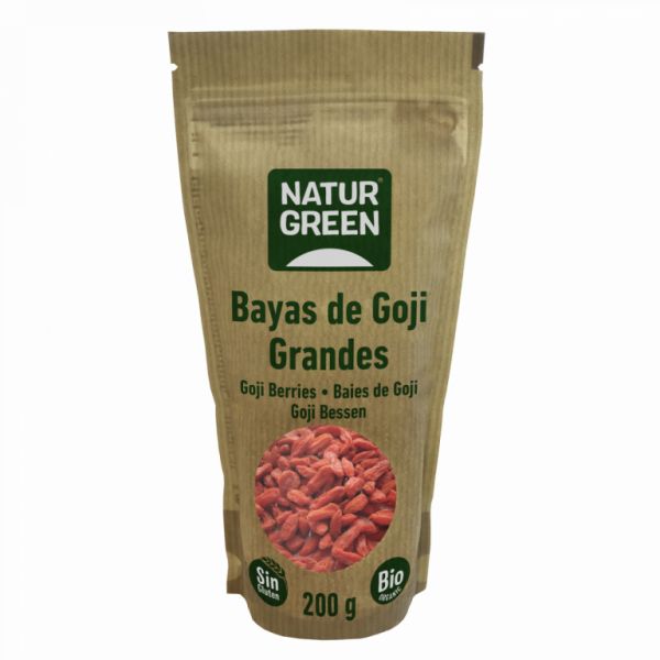 BACCHE DI GOJI GRANDI BIO 200 Grammi - NATURGREEN