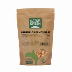 Buy NATURGREEN GINGER CANDIES 125 Grams By 4,45€