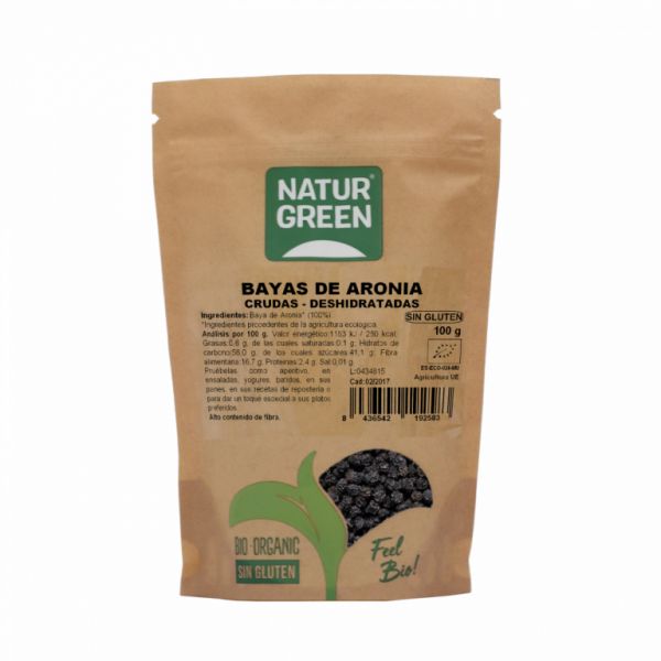 BACCHE DI ARONIA BIO 100 Grammi - NATURGREEN