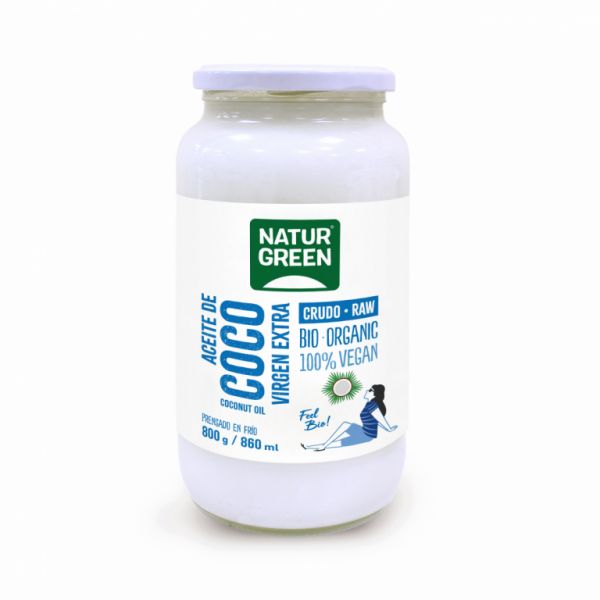 Huile de noix de coco vierge biologique 860 millilitres