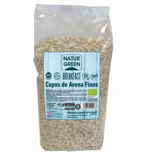 BIO GLUTEN FREE FINE OATS FLAKES 1 Kilogram