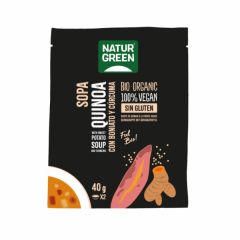 Buy NATURGREEN QUINOA SOUP WITH BONIATO AND ORGANIC CURCUMA 40 Grams By 2,05€