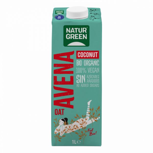 BEBIDA AVENA COCO BIO 1Litro SIN AZUCAR