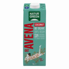 Comprar NATURGREEN BEBIDA AVENA COCO BIO 1Litro SIN AZUCAR Por 2,55€