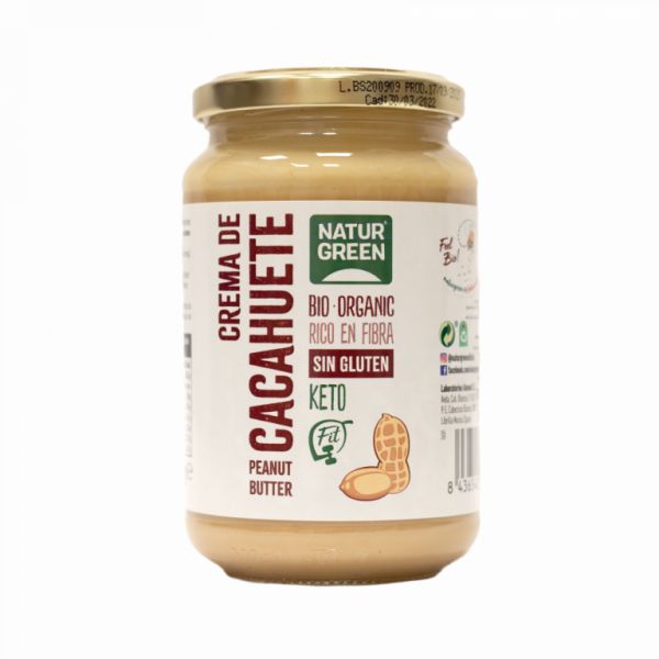 Beurre de cacahuète BIO 330 Grammes - NATURGREEN