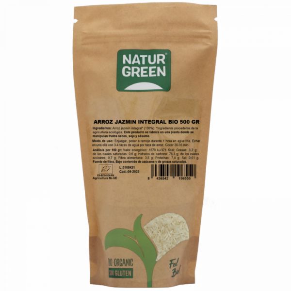 ARRÒS JAZMIN INTEGRAL BIO 500 Grams - NATURGREEN