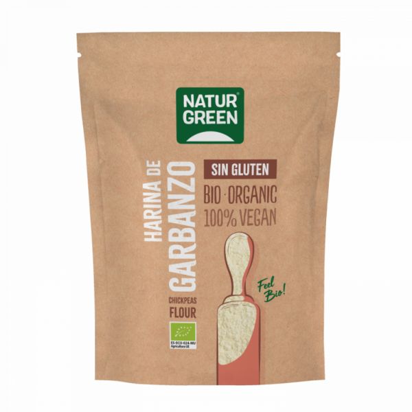 BIO-GLUTENFRI KIKÄRTMJÖL 500 Gram - NATURGREEN