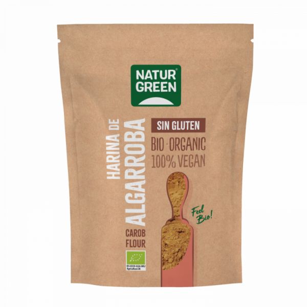 BIO GLUTEN FREE CAROB FLOUR 500 Grams - NATURGREEN