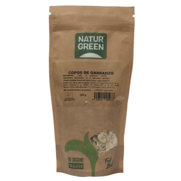 COPOS DE GARBANZO BIO 225 Gramos - NATURGREEN