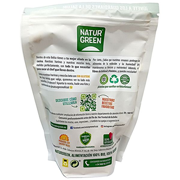 BIO amandelmeel 300 g - NATURGREEN Img 2