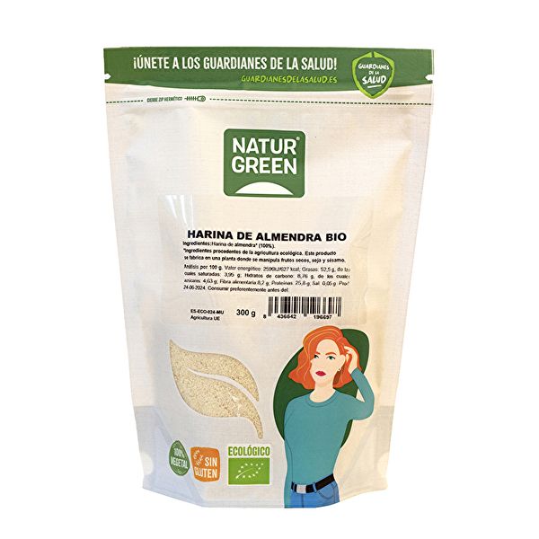 BIO amandelmeel 300 g - NATURGREEN Img 3