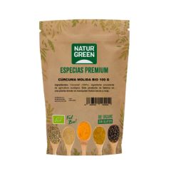 Buy NATURGREEN ORGANIC TURMERIC 100g By 3,75€