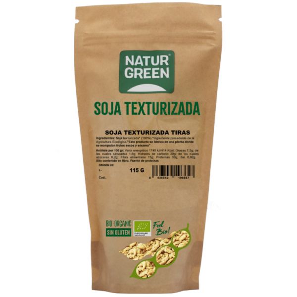 BANDES BIO DE SOJA TEXTURÉES 115 g - NATURGREEN