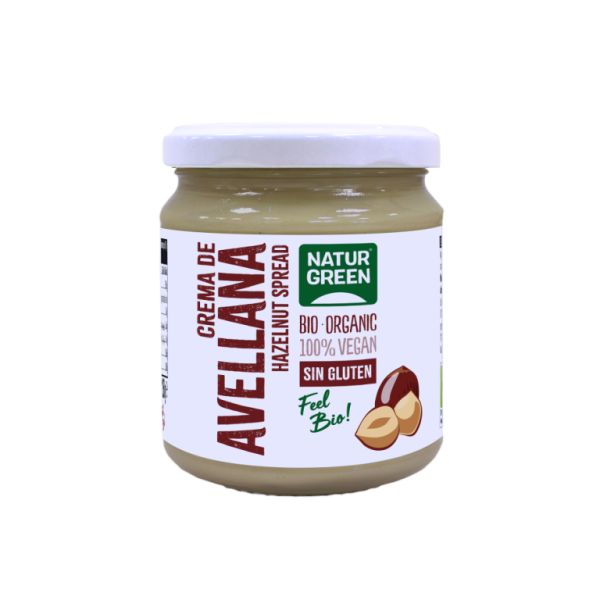 100% ORGANIC HAZELNUT CREAM 250 g - NATURGREEN