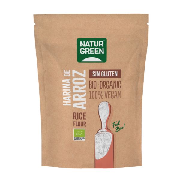 ORGANIC RICE FLOUR WITHOUT GLUTEN 500 Grams