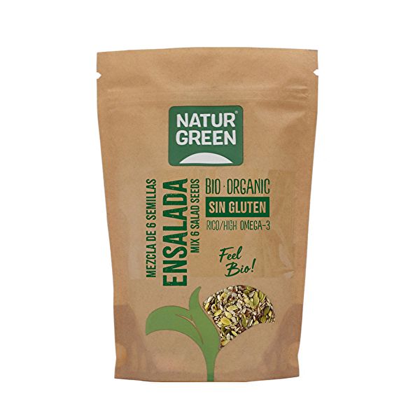 Mezcla 6 Semillas Ensalada Bio 225 g - NATURGREEN