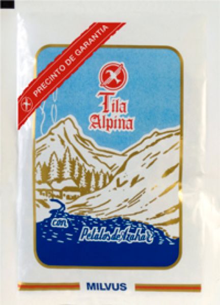 Alpina Linden Milvus 32 g com pétalas de flor de laranjeira