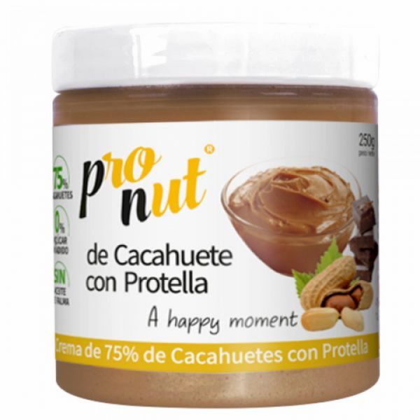 CRÈME D'ARACHIDE CROQUANTE 500 GR - PROTELLA