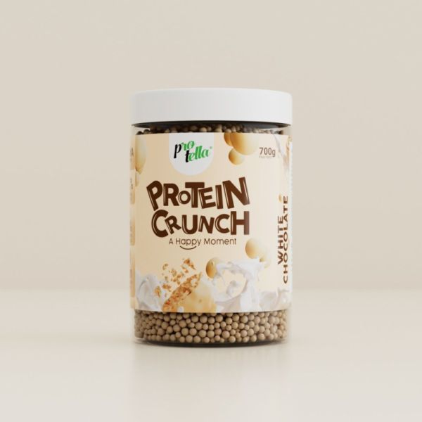 PROTEIN CRUNCHIES CHOCOLAT BLANC 700 GR - PROTELLA