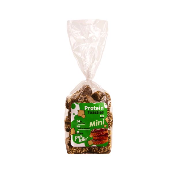 BREAD PROTEIN TOASTIES MINI 120gr - PROTELLA