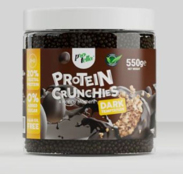 Protein Crunchies Chocolat Noir 550 g - PROTELLA