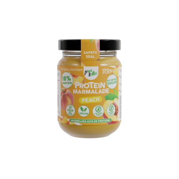 CONFITURE DE PÊCHES 170 GR 18% PROTÉINES