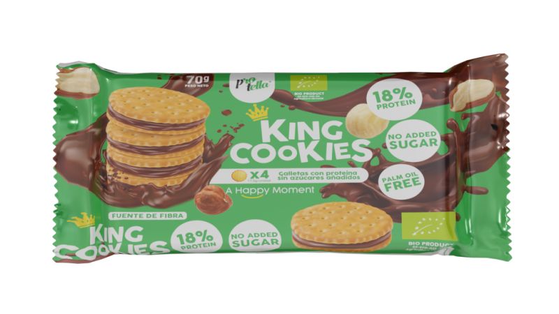 BISCOTTI KING COOKIE 70GR. 18% DI PROTEINE