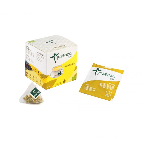 Organic Chamomile Box 10 enveloped pyramids