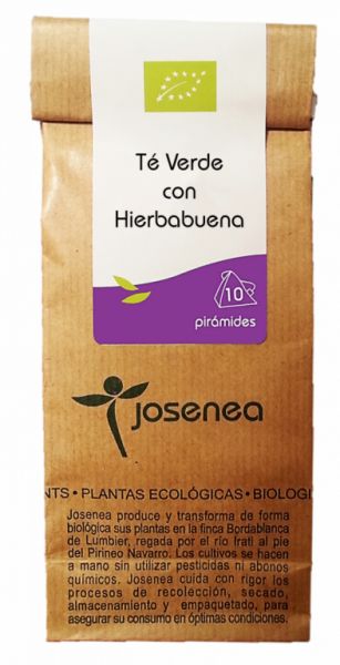 GREEN TEA WITH BIO B-10 PYRAMIDS - JOSENEA