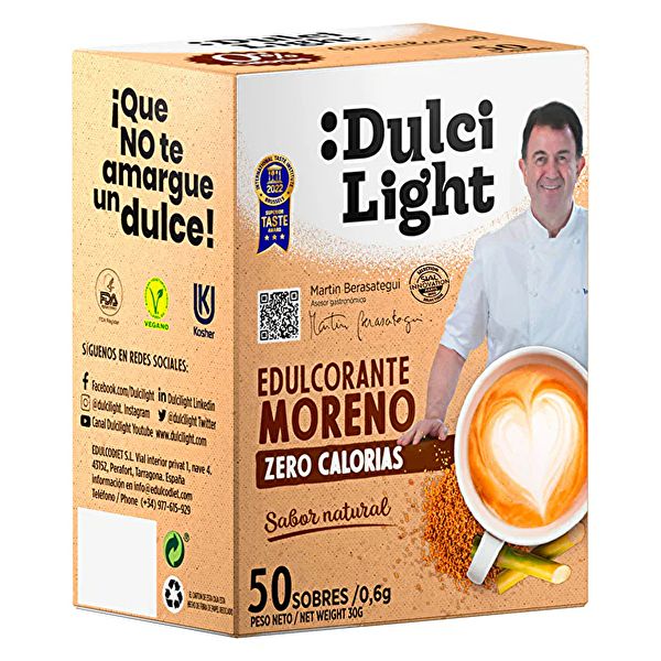 Adoçante Moreno 50 Doses Únicas - DULCILIGHT Img 3