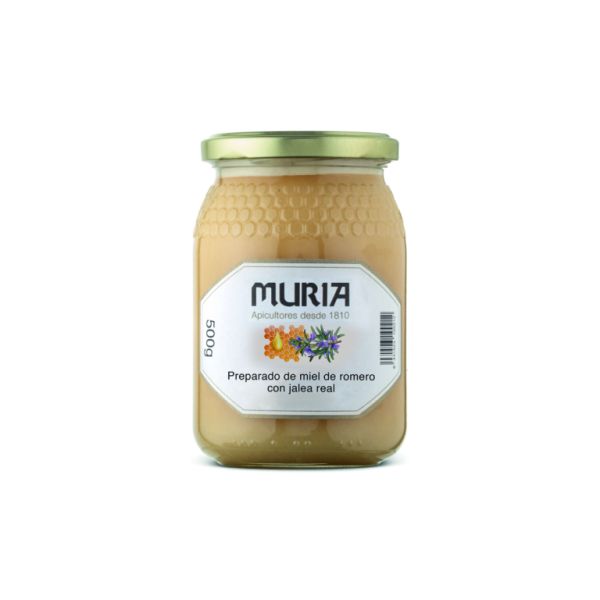 Mel de Alecrim e Geleia Real 500 g - MURIA