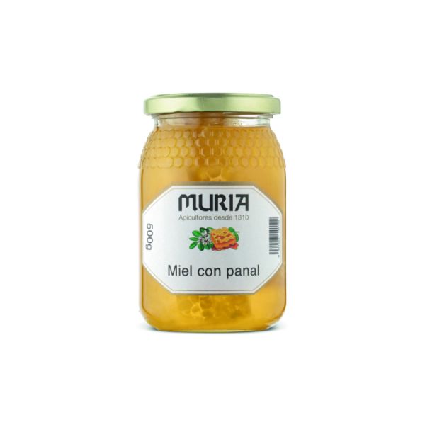 Mel com Favo de Mel 500 g - MURIA